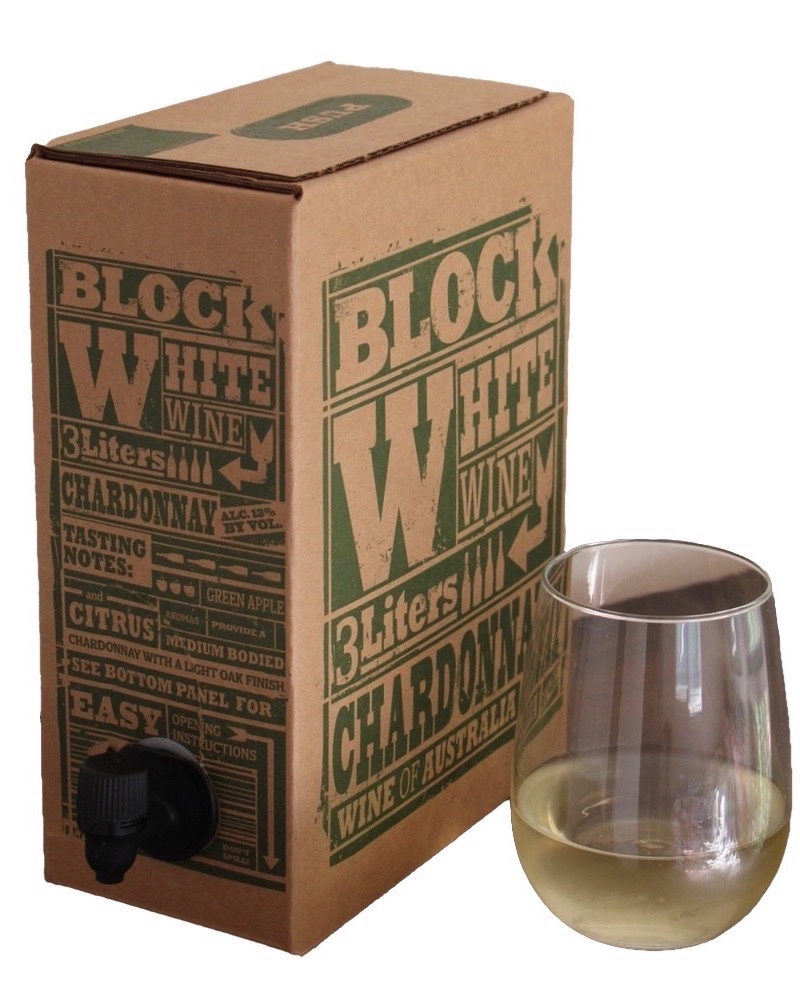 Block Chardonnay Bag-in-Box 3 L - Bottles and Cases