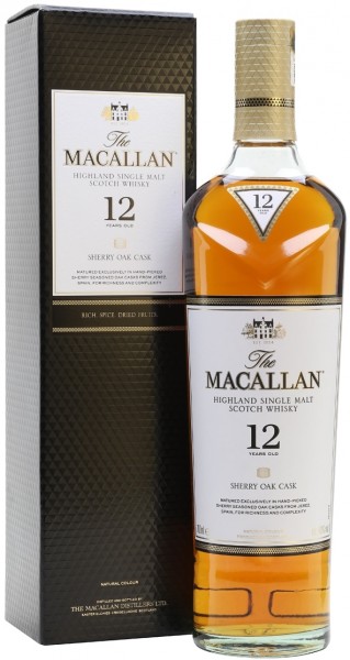 Macallan 12 Year Single Malt Scotch Bottles And Cases