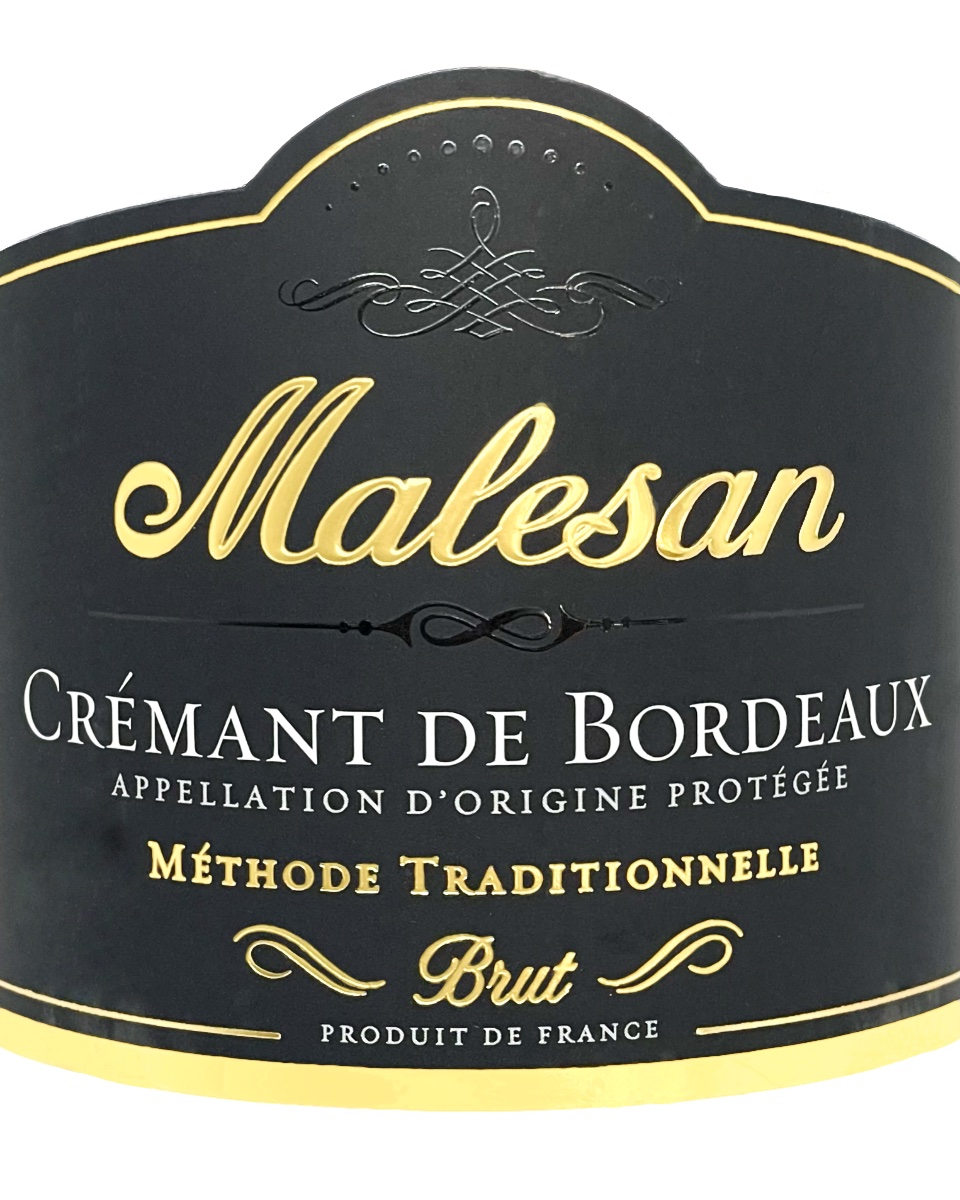 Malesan Brut Cremant Bordeaux Cases Traditionnelle Bottles Methode and - de