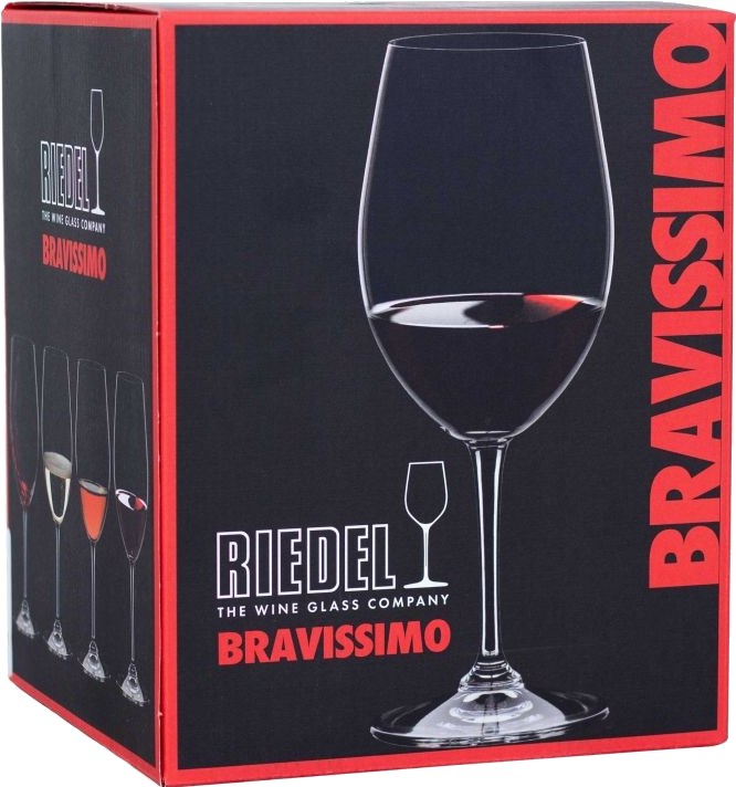 Riedel Bravissimo Red Wine Glass 4Pack 12 oz Bottles and Cases