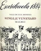 Escorihuela Gascon - 1884 Single Vineyard Valle de Uco Malbec 2021