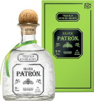 Patron Silver Tequila Gift Set with 2 Rocks Glasses