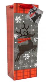 Galloping Reindeer Gift Bag