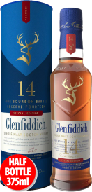 Glenfiddich&nbsp;14 Year Bourbon Barrel Single Malt 375ml