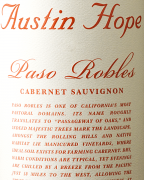 Austin Hope - Paso Robles Cabernet Sauvignon 2021