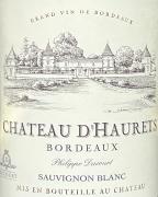 Chateau d'Haurets - Bordeaux Blanc 0