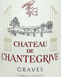 Chateau de Chantegrive Graves Rouge 2019