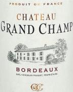 Chateau Grand Champ Bordeaux Rouge 2018