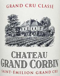 Chateau Grand Corbin Saint Emilion Rouge Grand Cru 2019