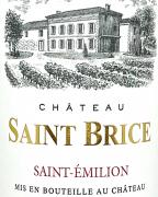 Chateau Saint Brice Saint Emilion Rouge 2020