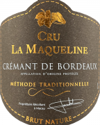 Cru La Maqueline - Cremant de Bordeaux Brut Nature 0