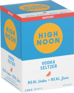 High Noon Grapefruit Vodka Seltzer 4-pack Cans 12 oz