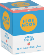 High Noon Peach Vodka & Soda 4-pack Cans 12 oz