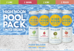 High Noon - Pool Pack 8-Pack Cans feat. (2) Guava, (2) Lime, (2) Kiwi, (2) Peach 355ml