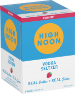 High Noon Raspberry Vodka & Soda 4-pack Cans 12 oz