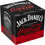 Jack Daniel's - Whiskey & Coke Zero 4-Pack Cans 355ml