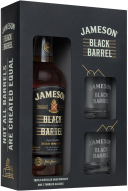 Jameson Black Barrel Irish Whiskey Gift set w/ 2 Glasses