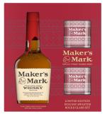 Maker's Mark Bourbon Gift Set with 2 Glasses