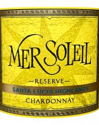 Mer Soleil Barrel Fermented Santa Lucia Highlands Chardonnay