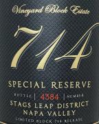 Vineyard Block Estate - Block 714 Stag's Leap District Special Reserve Cabernet Sauvignon 2020