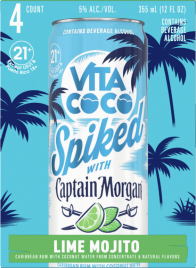 Vita Coco Spiked With Captain Morgan Lime Mojito 12 oz